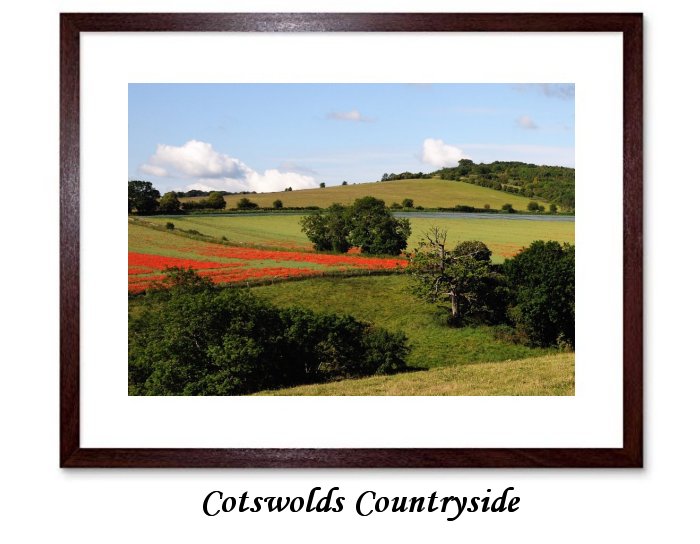 Cotswolds Countryside Framed Print